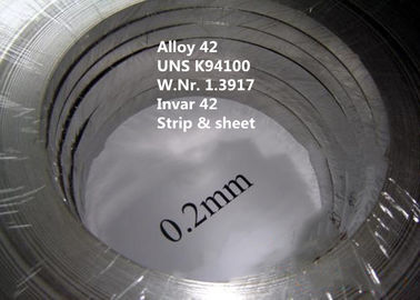 K94100 / Aleaciones especiales ferros- del invar 42 para automotriz con la temperatura de curie 360℃