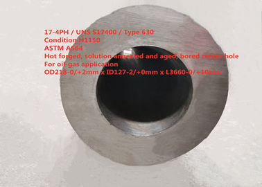 La precipitación martensítica que endurecía el acero inoxidable 17-4PH, grueso de pared grueso SUS630/S17400 forjó el tubo